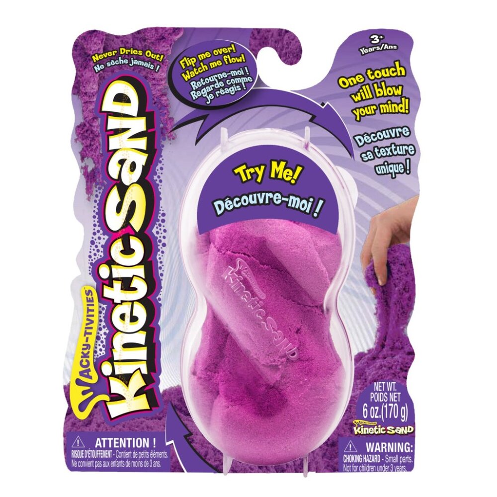 Kinetic Sand Wacky-tivities - 6oz - Neon Purple New Sealed For Age 3+